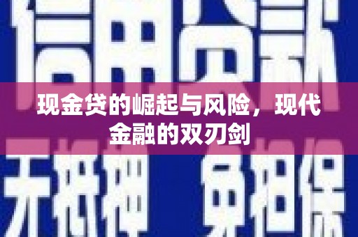 长丰现金贷的崛起与风险，现代金融的双刃剑
