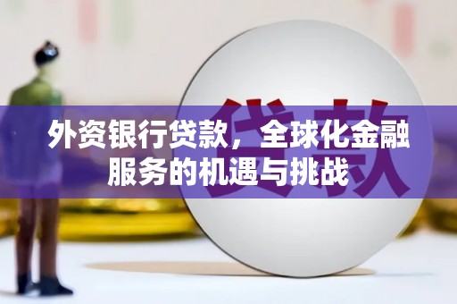 长丰外资银行贷款，全球化金融服务的机遇与挑战
