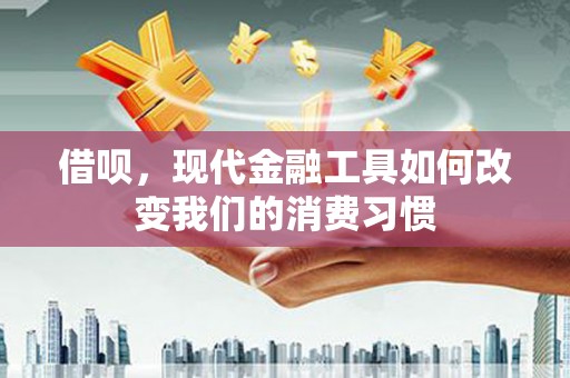 长丰借呗，现代金融工具如何改变我们的消费习惯