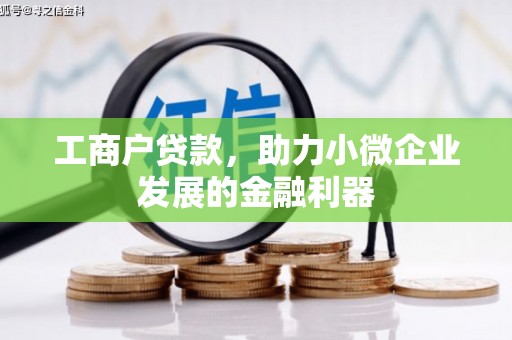 长丰工商户贷款，助力小微企业发展的金融利器