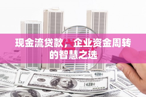 长丰现金流贷款，企业资金周转的智慧之选