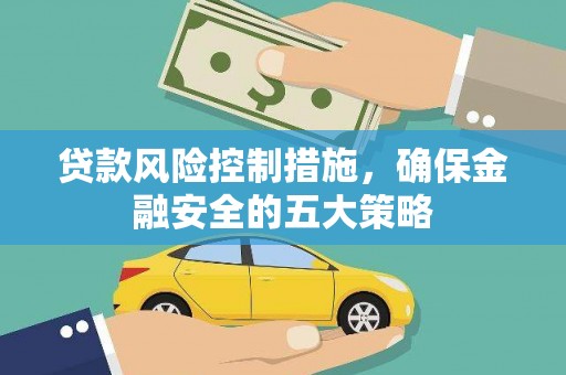 长丰贷款风险控制措施，确保金融安全的五大策略