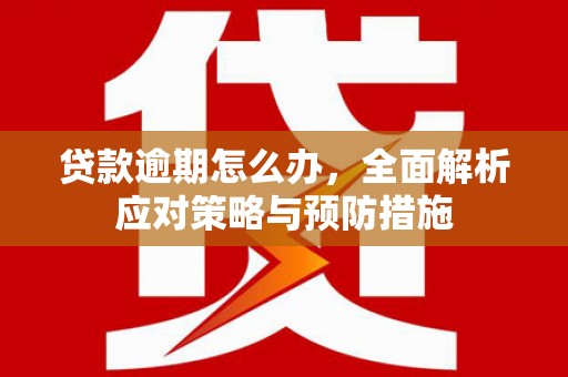 长丰贷款逾期怎么办，全面解析应对策略与预防措施