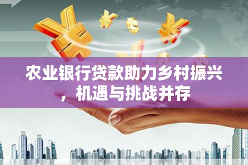 长丰农业银行贷款助力乡村振兴，机遇与挑战并存